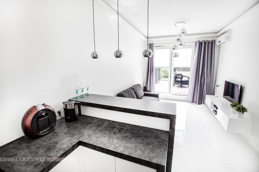 Apartament Nadwislanska Kraków Rum bild